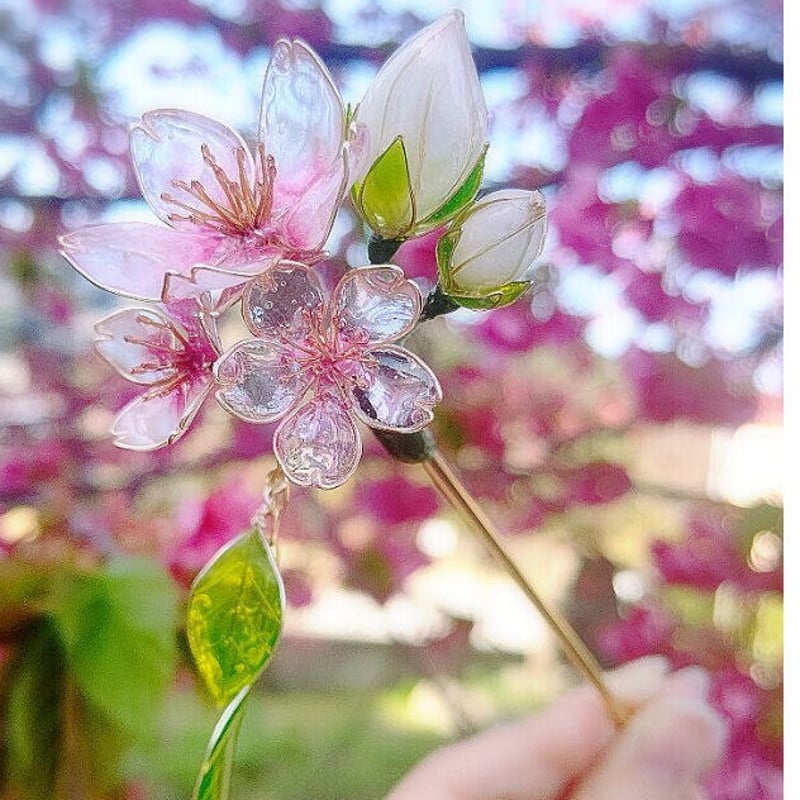 桜簪 ~落ち葉つき~ | SLOW(C's grace) 桜簪 ~落ち葉つき~ | SLOW(C's grace)