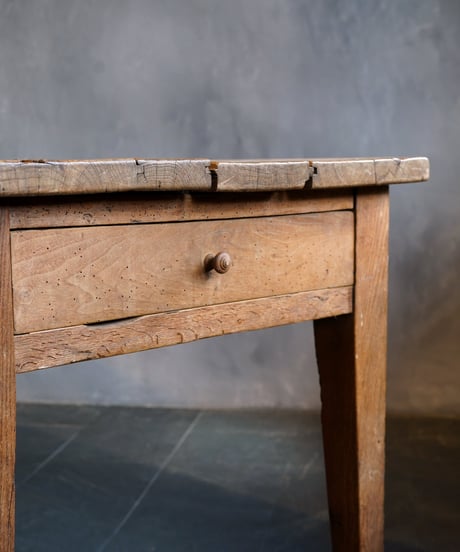 Wood dining table