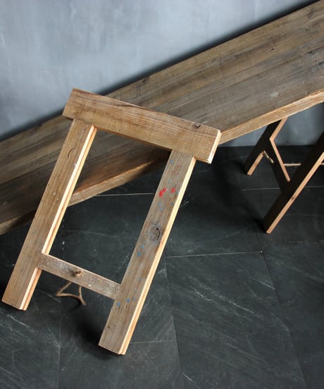 BLA:NC Old wood work table