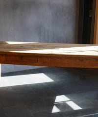 Wood dining table