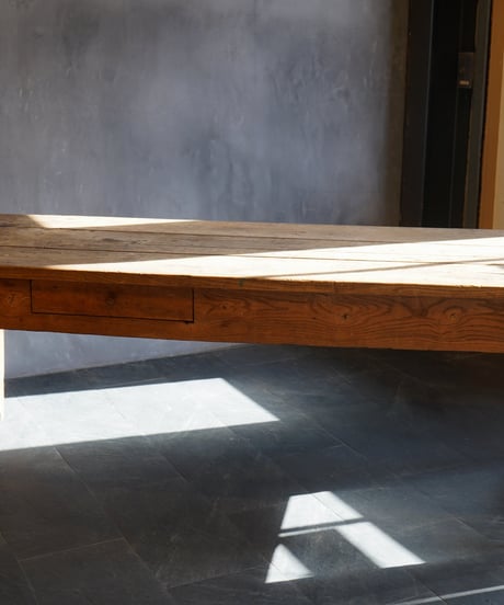 Wood dining table