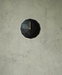 FUTAGAMI 掛け時計　『トゥインクル』　〈黒ムラ〉