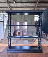 Black paint shelf