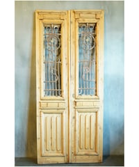 iron lattice door
