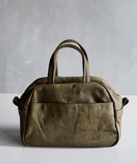 odd　ファスナーの無いミニボストン　khaki