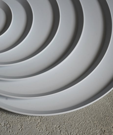 1616/arita japan TY RoundPlate160 Gray