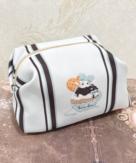 funnyfairy／【あにゃ。さんコラボ】メルティスイーツドール キャラメルポーチ（チョコミント）