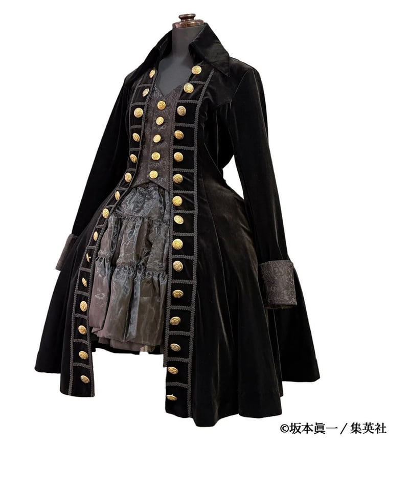 ⭐︎エトロ⭐︎ロングジャケット⭐︎ ATELIER-PIERROT／「 イノサン 」 ロングジャケット・黒 ( 刺繍なし