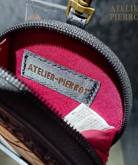 ATELIER-PIERROT／Pochette a la carte Coin Purse ~Clock~（ブラック）