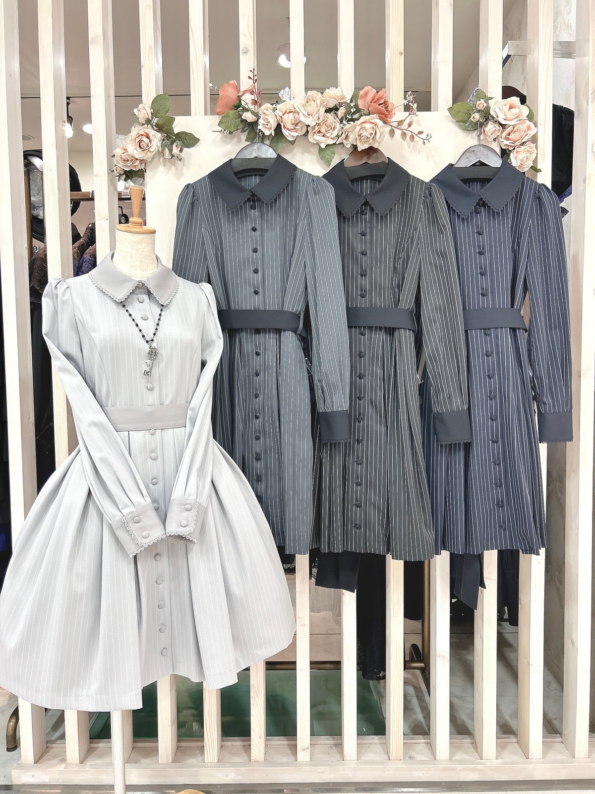 〜8月末⭐sheglit シェグリット　ボルドー　ワンピース Sheglit】シェグリット フローレットのティアードドレス