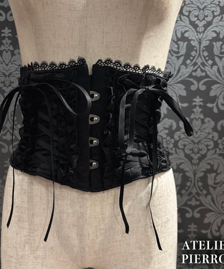 ATELIER-PIERROT／Thorned Rose Corset（ブラック）