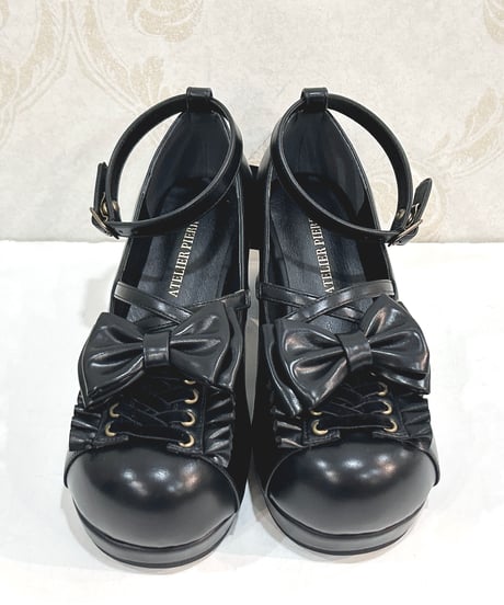 ATELIER-PIERROT／ Enchanted Corset Pumps（ブラック）S〜XLの4サイズ