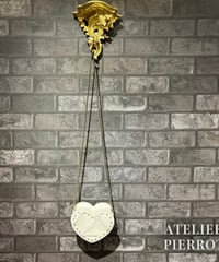 ATELIER-PIERROT／Mended Heart Shoulder Bag（ホワイト）