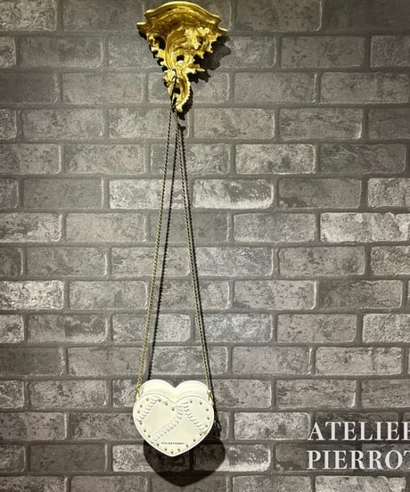 ATELIER-PIERROT／Mended Heart Shoulder Bag（ホワイト）