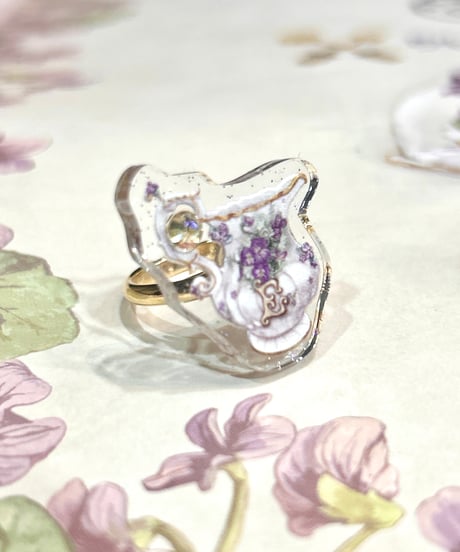 ｱﾝｼｬﾝﾃﾘｯｸ  ｱﾝｼｬﾝﾃﾘｰ／Dolled up Ring〜すみれミルクポット〜