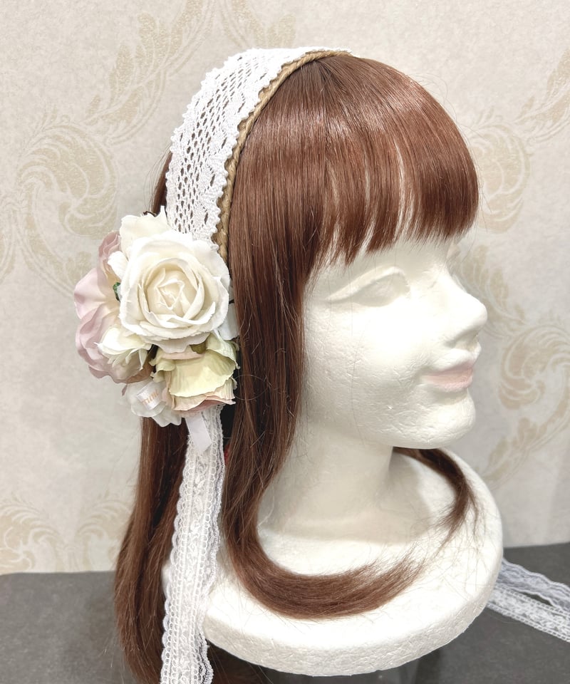 Flower garden tea timeカチューシャ ピンク 新品 【公式通販】