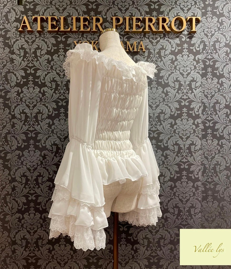 アトリエピエロ　ヴァレリスBlossom Breeze Blouse white ☆NEW! Vallée lys☆ | ATELIER-PIERROT大阪店