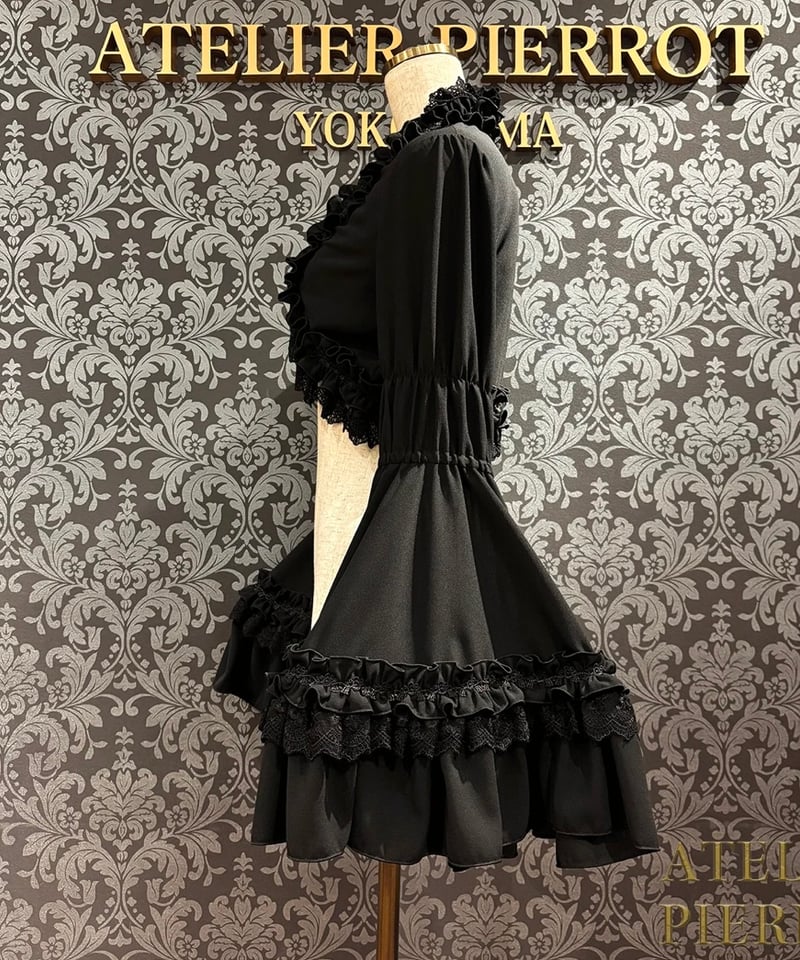 〈タグ付き未使用〉アトリエピエロ　ボレロ ATELIER PIERROT】 Princess Sleeve Bolero ホワイト/ワイン