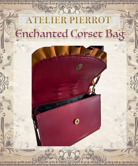 ATELIER-PIERROT／Enchanted Corset Bag（Bordeaux）