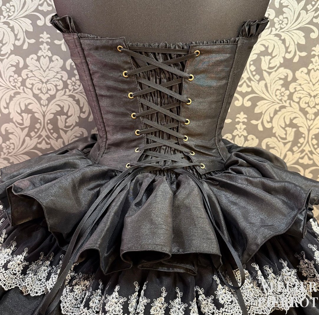ATELIER-PIERROT／Mini Corset Dress (シルバーレースver)ブ