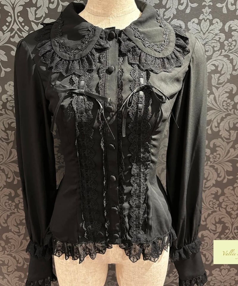 Vallée lys／Dreams Ladder Lace Long Sleeved Blou