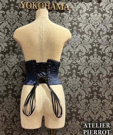 ATELIER-PIERROT／Thorned Rose Corset（ネイビー）