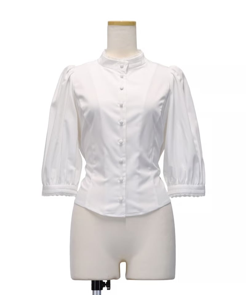 Sheglit／ クラシカルパフブラウス（ホワイト） | chou chou ange on