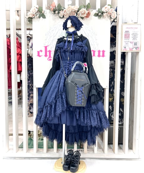 ATELIER-PIERROT／ “Nocturnal Grave”Vampire's Coffin Bag （Navy）