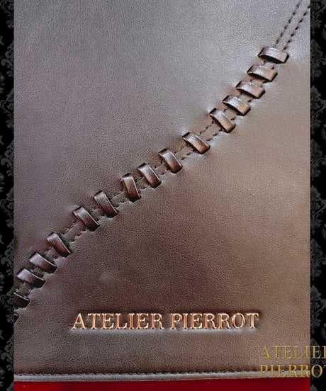 ATELIER PIERROT ／“Nocturnal Grave”Mended Satchel（ブラック）