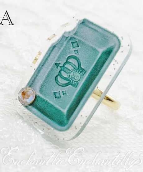 Enchantlic Enchantilly／chocolate ring Alice blue ❤︎A❤︎