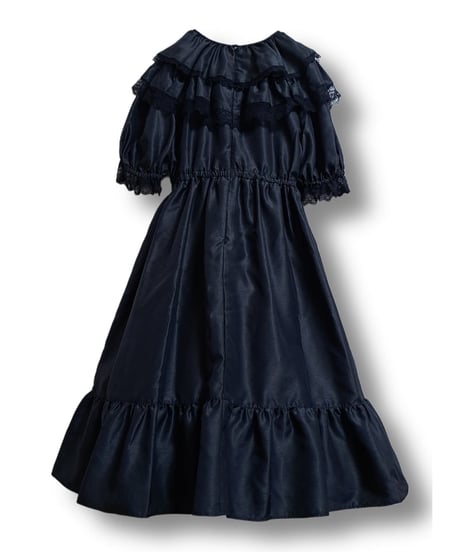 Perla nell' ostrica／Thaleia one-piece dress（ShantungVer.Black）