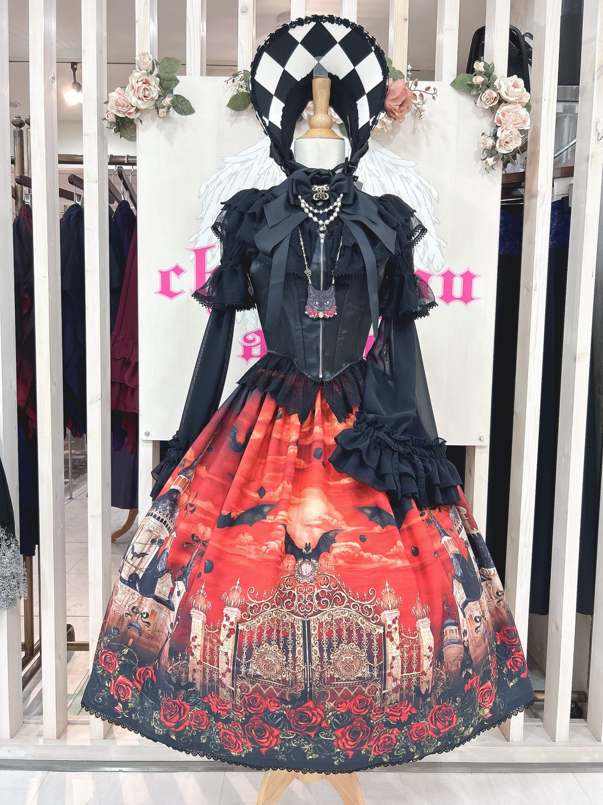 Victorian maiden ハーフボンネット 黒レース Victorian maiden新作受注会のご案内 | atelierpierrot原宿店の