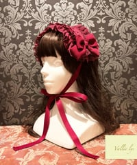 Vallée lys／Lace Enchantment Headdress（Wine）