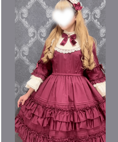 Pina sweetcollection／ドール姫袖ワンピース （ワイン）
