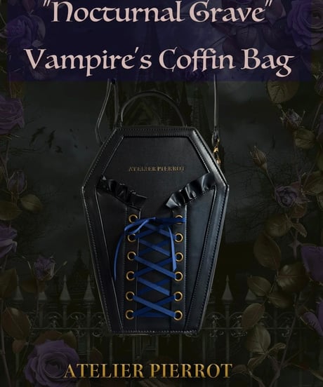 ATELIER-PIERROT／ “Nocturnal Grave”Vampire's Coffin Bag （Navy）
