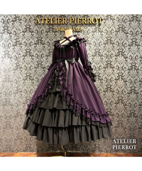 ATELIER-PIERROT／ Nocturne Noir Dress（パープル）