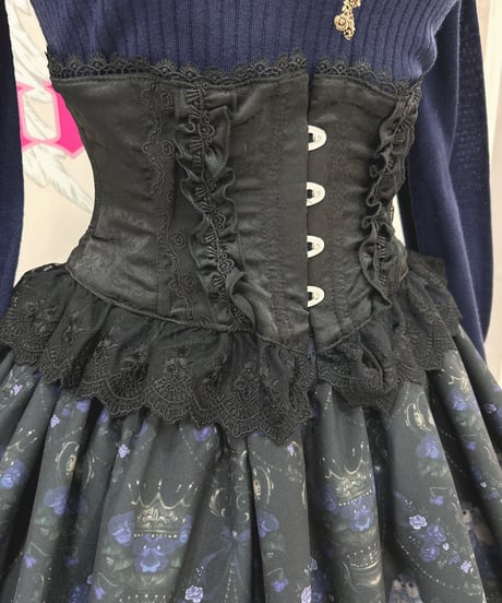 ATELIER-PIERROT／Frill Short Corset（ブラック）