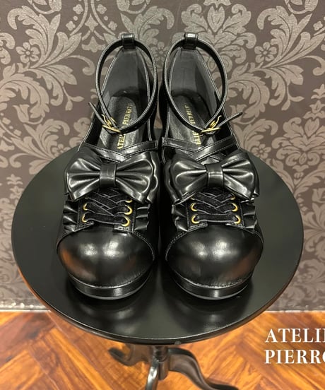 ATELIER-PIERROT／ Enchanted Corset Pumps（ブラック）S〜XLの4サイズ