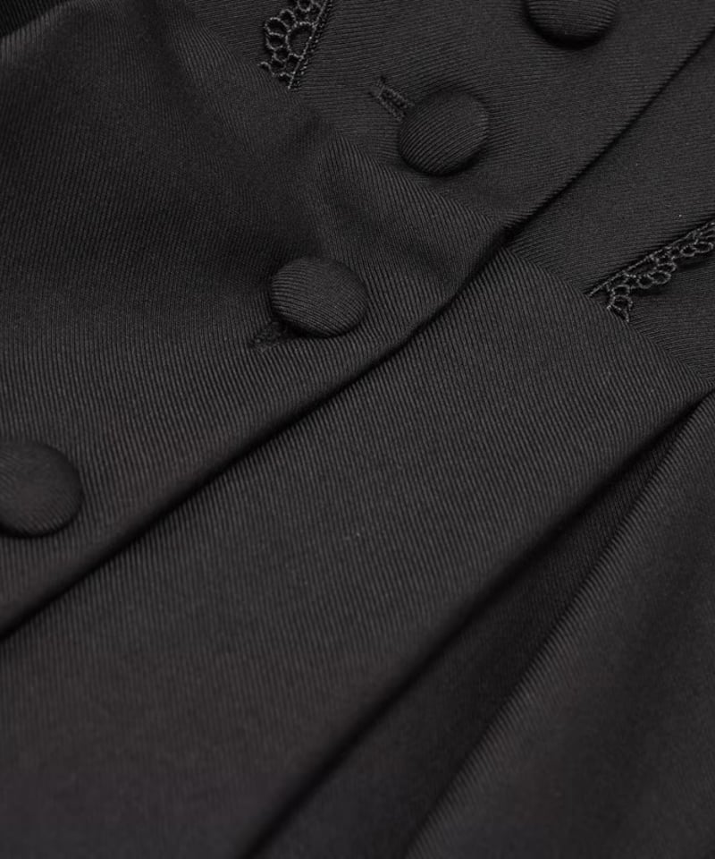 Sheglit／ハイウエストタックスカート（ブラック） | chou chou ange on