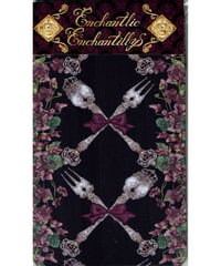 Enchantlic EnchantilIy／すみれの花園オーバーニーソックス （黒）