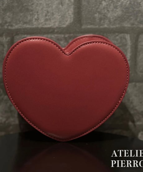 ATELIER-PIERROT／Mended Heart Shoulder Bag（ボルドー）