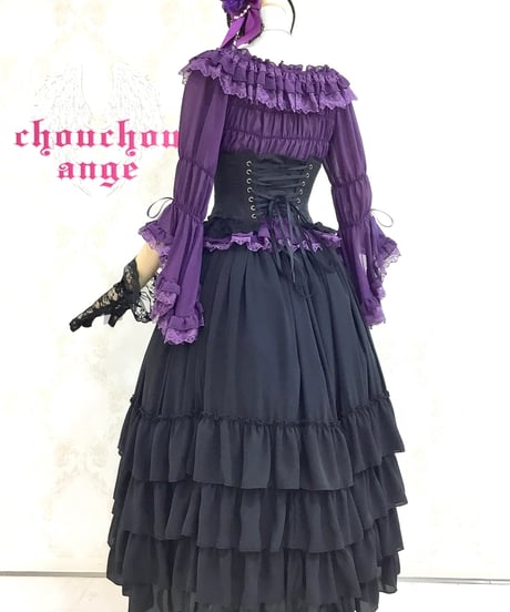 ATELIER-PIERROT／Frill Short Corset（ブラック）