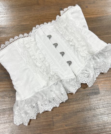 ATELIER-PIERROT／Frill Short Corset（ホワイト）