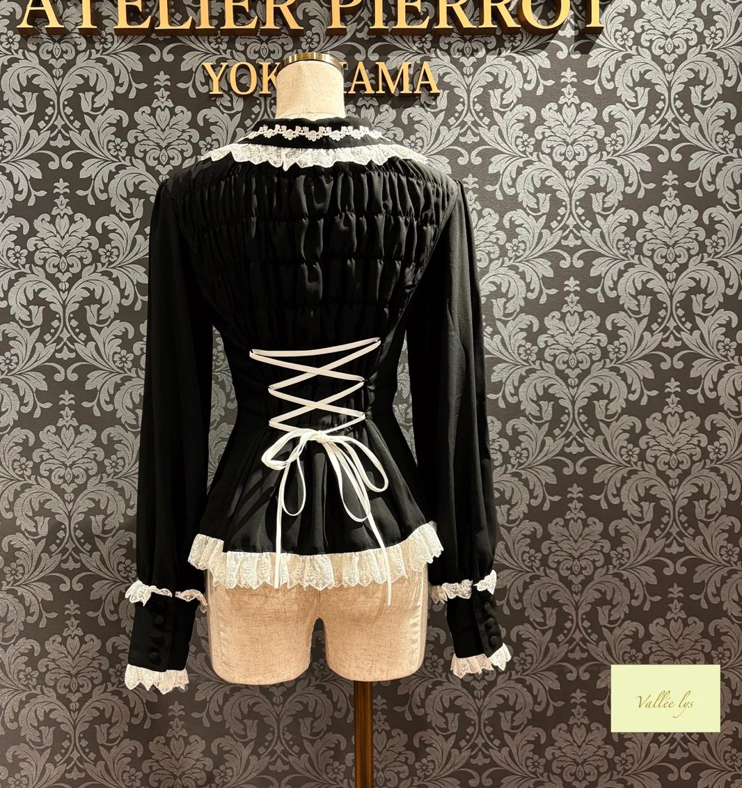 Vallée lys／Dreams Ladder Lace Long Sleeved Blou