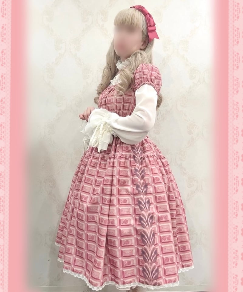Enchantlic Enchantilly ワンピース Enchantlic Enchantilly／ｱﾝｼｬﾝﾃﾘｰﾁｮｺﾚｰﾄﾜﾝﾋﾟｰｽ（ﾙﾋﾞ