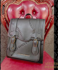 ATELIER PIERROT ／“Nocturnal Grave”Mended Satchel（ブラック）