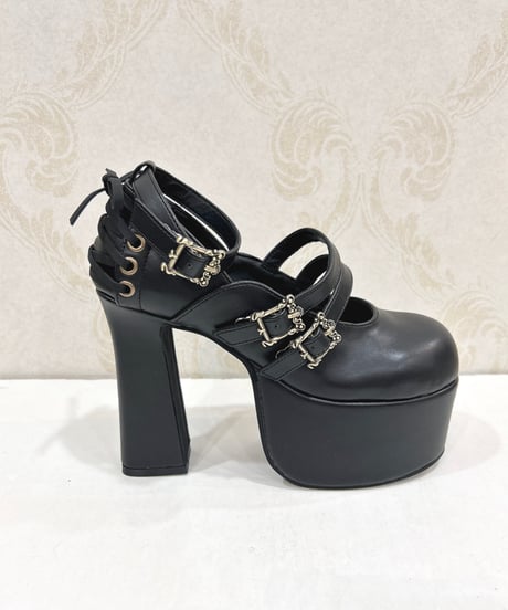 ATELIER-PIERROT／ANTIQUE GOLD FRAME PUMPS