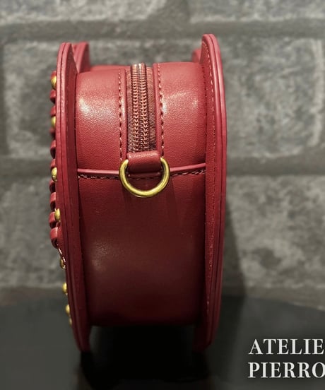 ATELIER-PIERROT／Mended Heart Shoulder Bag（ボルドー）