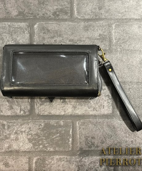 ATELIER-PIERROT／　“Nocturnal Grave” Batwing Wallet Bag（ブラック）