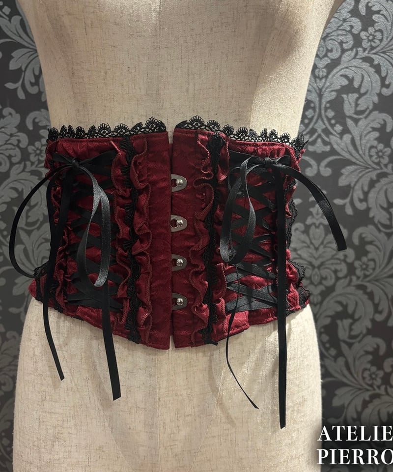 ATELIER-PIERROT／Thorned Rose Corset（ボルドー） | cho